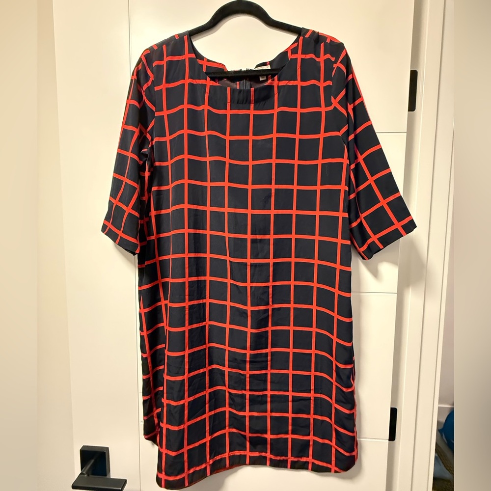 Gap- red and navy shift Dress
